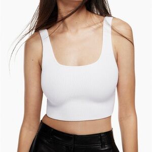 Aritzia Babaton Sculpt Knit Tank Cropped